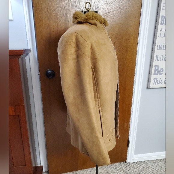 Northern Lifestyle Canada Faux Suede Brown Jacket - Picture 2 of 12